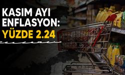 Türkiye’de kasım ayı enflasyonu yüzde 2.24