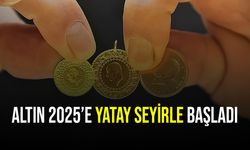 Altın yeni yılın başında sakin