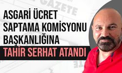 Asgari Ücret Saptama Komisyonu Başkanlığına Tahir Serhat atandı