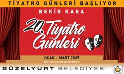 Bekir Kara 20’nci Tiyatro Günleri yarın başlıyor