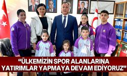 Cahitoğlu, KKTC Çocuk ve Gençler Fitnes Milli Takım Sporcularını kabul etti