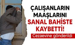 Çalışanlara ödemesi için teslim aldığı parayı sirkat eden zanlı mahkemeye çıkarıldı