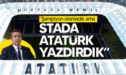 Fenerbahçe, stadın üzerine Atatürk yazma işlemini tamamladı