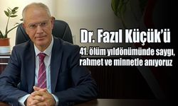 Hasipoğlu Dr. Küçük'ün ölüm yıldönümü nedeniyle mesaj yayımladı