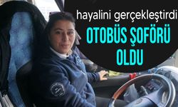 Isparta'da iki çocuk annesi hayalini gerçekleştirip otobüs şoförü oldu