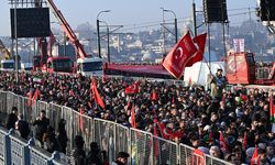 İstanbul'da Filistin'e destek yürüyüşü