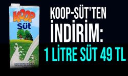 Koop-Süt'ten 4.50 tl’lik indirim!