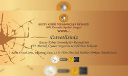 Kuzey Kıbrıs Seramikçiler Derneği’nin 16’ncı Dernek Üyeleri Sergisi 6 Ocak’ta AKM’de açılacak