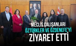 Meclis çalışanları Öztürkler ve Özdenefe'yi ziyaret etti