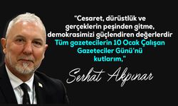 Milletvekili  Akpınar 10 Ocak Çalışan Gazeteciler Günü mesajı yayınladı