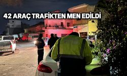 Ülke genelinde yapılan trafik denetimlerinde 2 bin 86 araç sürücüsü kontrol edildi