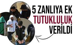 Uyuşturucu zanlısı 5 zanlı mahkemeye çıkarıldı