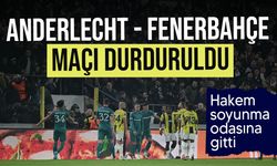 Anderlecht - Fenerbahçe maçı 7. dakikada durdu!