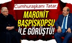 Cumhurbaşkanı Tatar, Maronit Başpiskoposu Selim Sfeir’i kabul etti