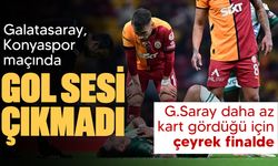 Galatasaray, Konyaspor ile golsüz berabere kaldı