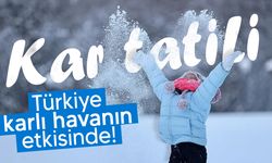Türkiye karlı ve soğuk havanın etkisi altında!