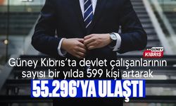 Güney Kıbrıs’ta devlet çalışanlarının sayısı bir yılda 599 arttı