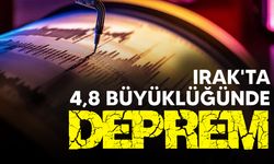 Irak'ta 4,8 büyüklüğünde deprem meydana geldi!