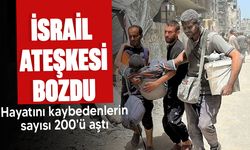 İsrail ateşkesi bozarak Gazze’ye başlattığı saldırılarda ölenlerin sayısı 200'ü aştı