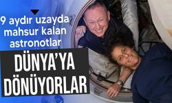 Uzayda 9 aydır mahsur kalan iki NASA astronotunun dönüş yolculuğu başladı