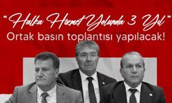 "UBP-DP-YDP Hükümetinin Basın Toplantısı Bugün Yapılacak!
