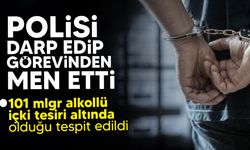 Alkollü şahıs Lefkoşa Polis Müdürlüğü binası içerisinde polisi darp etti!