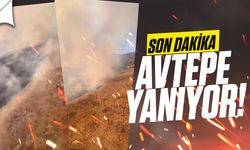 Avtepe bölgesinde büyük yangın!
