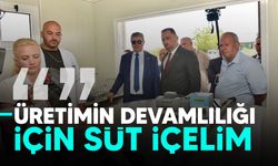 Başbakan Üstel, Minareliköy Süt Toplama Merkezinde incelemelerde bulundu