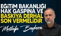Baybora: "Geçici Öğretmenin maaşı ödenmedi, Anayasa ihlal edildi"
