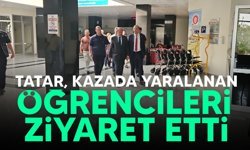 Cumhurbaşkanı Tatar, kazada yaralanan öğrencilerin sağlık durumları ile ilgili bilgi aldı