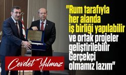 Cumhurbaşkanı Tatar, Yılmaz’ı yeni Cumhurbaşkanlığı makamında kabul etti