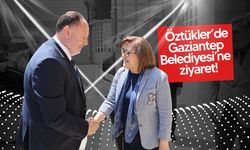 Cumhuriyet Meclisi Başkanı Ziya Öztürkler, Gaziantep Belediye Başkanı Fatma Şahin’i makamında ziyaret etti