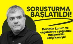 Gazeteci Yılmaz Özdil hakkında soruşturma başlatıldı