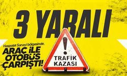 Haspolat Sanayi Bölgesi’nde kaza: 3 yaralı