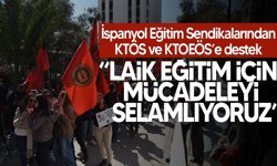 İspanyol Eğitim Sendikalarından KTÖS ve KTOEÖS’e Destek