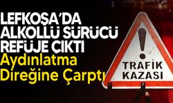 Lefkoşa'da trafik kazası meydana geldi