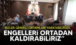Meclis Başkanı Öztürkler, Engelliler Federasyonu’nu kabul etti
