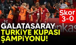 Trabzonspor'u yenen Galatasaray, Türkiye Kupası şampiyonu oldu