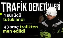 Ülke genelindeki denetimlerde 299 sürücü rapor edildi