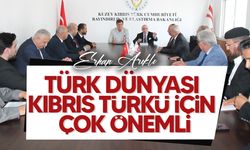 Arıklı, Türk Dünyası Mühendisler ve Mimarlar Birliği heyetini kabul etti