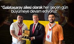 Galatasaray camiasından Başbakan Üstel’e anlamlı ziyaret