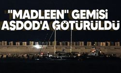 Gazze yardımı taşıyan "Madleen" gemisi Aşdod'a götürüldü