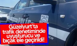 Güzelyurt’ta trafik denetiminde uyuşturucu ve bıçak ele geçirildi: 1 kişi tutuklandı