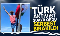 İsrail'in alıkoyduğu Türk aktivist Şuayb Ordu serbest bırakıldı
