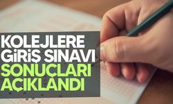 KGS-2 sonuçları açıklandı, 670 öğrenci kolejlere yerleşti