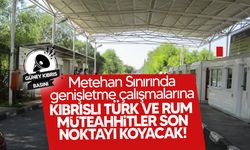 Metehan Kara Kapısı’nın Rum tarafında devam eden çalışmalarında sona yaklaşıldı!