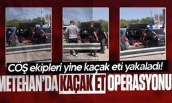 Metehan'da kaçak et operasyonu düzenlendi