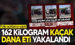 Metehan'daki kaçak et operasyonuyla ilgili polis açıklama yaptı