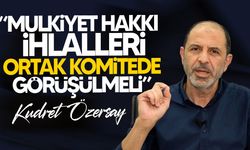 Özersay: “Kapsamlı çözüm beklenmeden somut adımlar atılmalı”