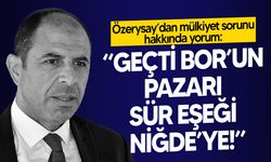 Özersay mülkiyet sorunu hakkında sert eleştirilerde bulundu